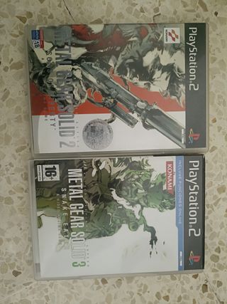 Metal Gear Solid 2 & 3 PS2 (Acción)