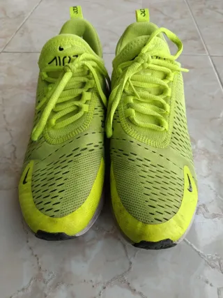Nike Air Max 270 Botines Verdes y Amarillos
