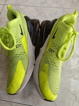 Nike Air Max 270 Botines Verdes y Amarillos