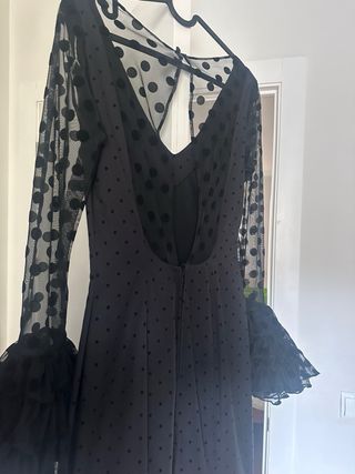 Vestido Flamenca Negro Sin Estrenar