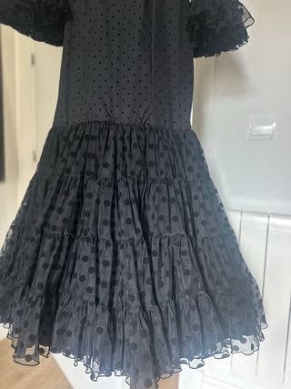 Vestido Flamenca Negro Sin Estrenar