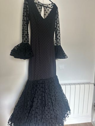 Vestido Flamenca Negro Sin Estrenar