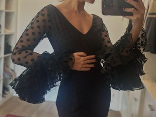 Vestido Flamenca Negro Sin Estrenar