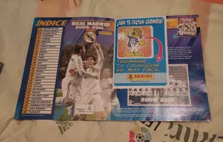 Álbum Real Madrid 2009-2010 panini COMPLETO