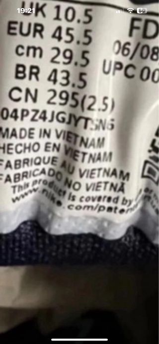 Zapatillas Nike Moradas y Verdes