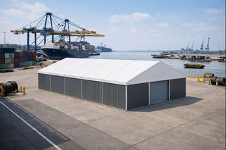 Naves y carpas industriales portuarias Galicia