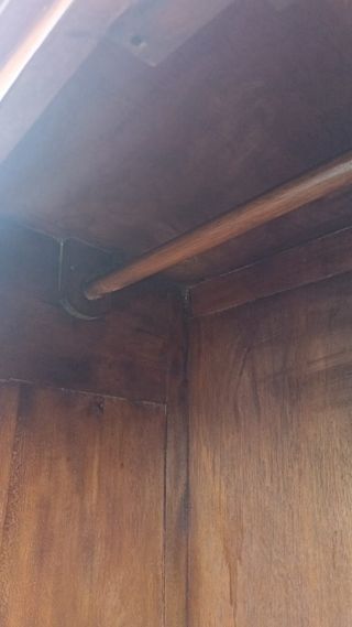 Armario rustico estilo colonial madera 2 puertas