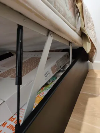 Canapé y colchón cama 110x190