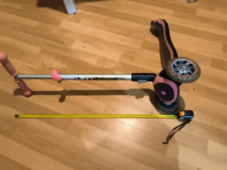 Patinete infantil rosa 3 ruedas altura regulable