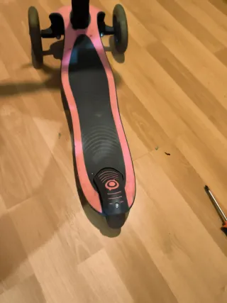 Patinete infantil rosa 3 ruedas altura regulable