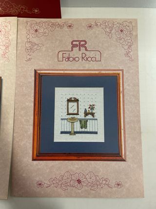Lote de 3 patrones de bordado Fabio Ricci