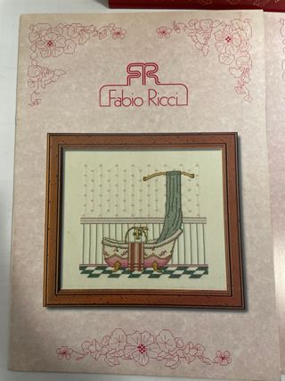 Lote de 3 patrones de bordado Fabio Ricci