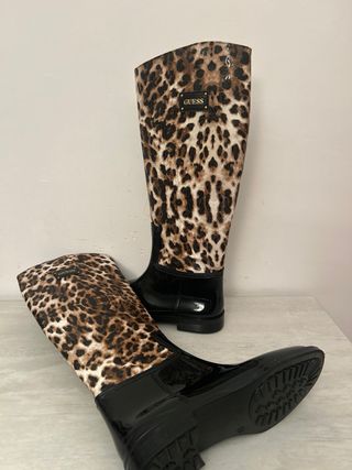 Botas de agua animal print