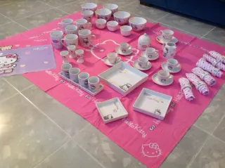 Vajilla Porcelana Hello Kitty