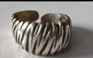 Anillos de Plata de Ley Ajustables