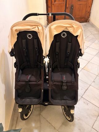 Bugaboo Donkey Twin Beige Completo + Extras