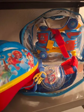 Patines y protecciones Paw Patrol