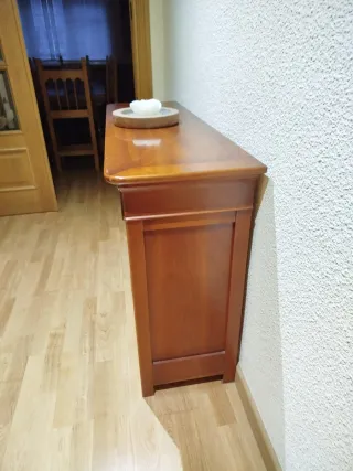 Mueble de entrada (madera caoba)