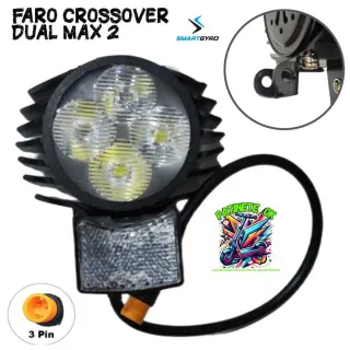 Faro Patinete Smartgyro Crossover Dual Max 2