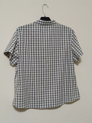 Camisa de cuadros Lloyds azul y gris