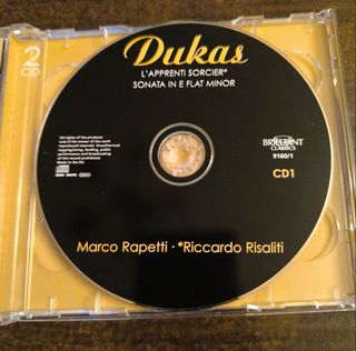 CD Dukas Complete Piano Works Marco Rapetti