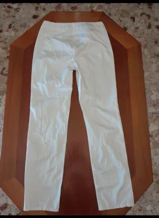 Max&Co Pantalone Bianco Taglia 38