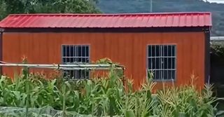 Casa prefabricada imitación madera | 1 y 2 dormito