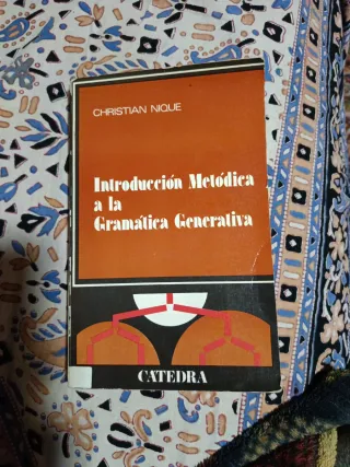 Introducción Metódica a la Gramática Generativa