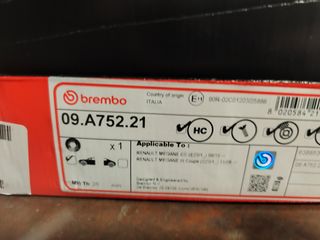 Discos Freno Brembo Rallados Megane RS