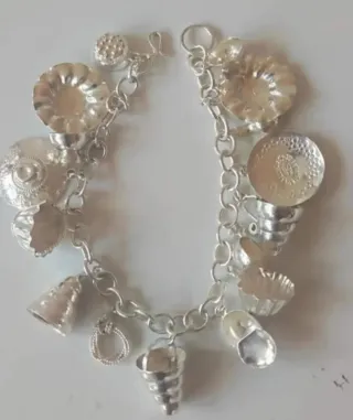 Pulseras Plata de Ley con Colgantes