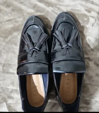 Zapatos Zara charol mujer talla 38