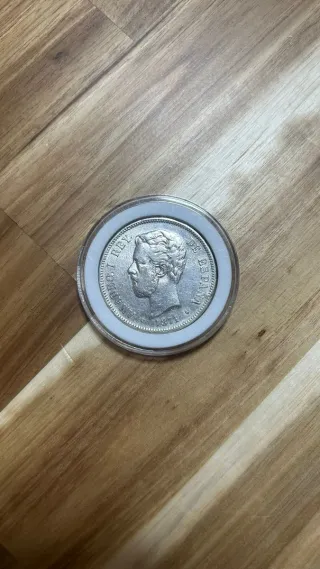 Monedas Plata 5 Pesetas