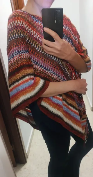 Poncho Missoni Multicolor Talla Única