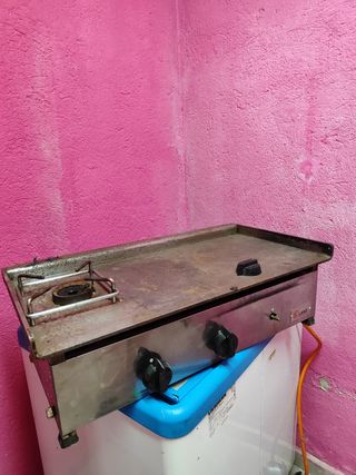 Plancha de gas Klano sobremesa con fogón