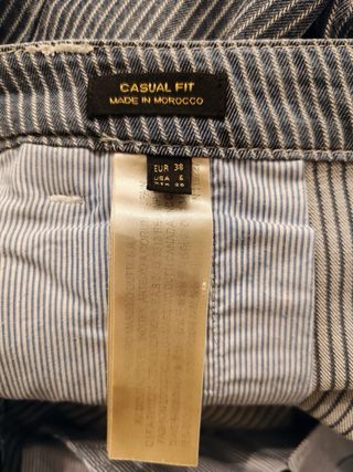 Pantalón de rayas Massimo Dutti