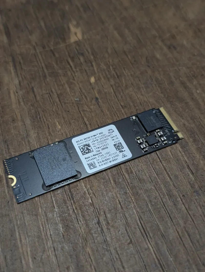 256GB NVMe M2 PCIe