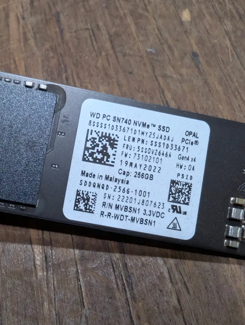 256GB NVMe M2 PCIe afbeelding 2