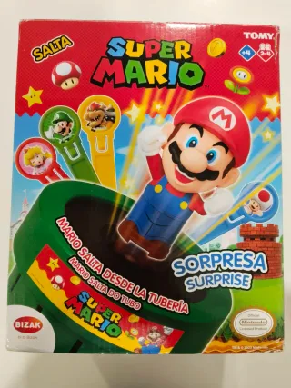 Super Mario Salta Desde La Tubería Tomy