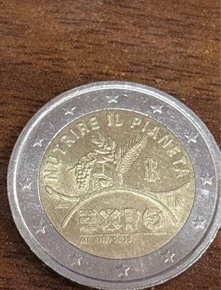 Moneta 2 Euro Italia Expo Milano 2015