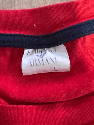 EA7 Emporio Armani Camiseta Roja