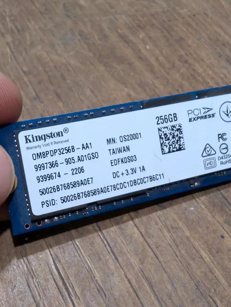 256GB NVMe M2 PCIe afbeelding 2