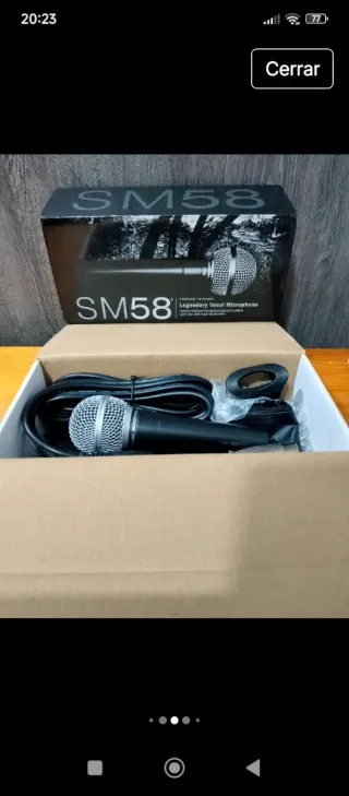 Micrófono SM58 Dynamic