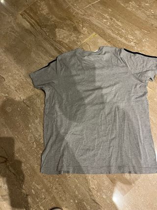 Camiseta Adidas Gris y Blanca Talla 3XL