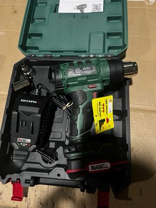 Pistola de calor Parkside 20V completa