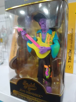 Figura Vinilo Premium Jimi Hendrix Gold