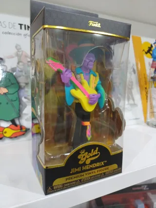 Figura Vinilo Premium Jimi Hendrix Gold
