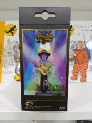 Figura Vinilo Premium Jimi Hendrix Gold