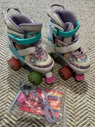 Patines 4 Ruedas Ajustables con Luces