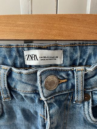 Vaqueros Zara Azul Talla 36