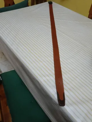 Cinturón de cuero auténtico marrón